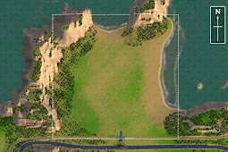 Simcity Site & Map:  Conch Beach