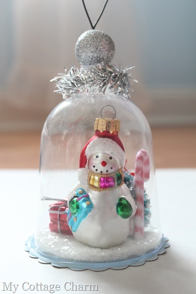 Christmas cloche ornament