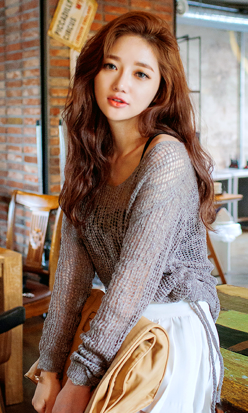 Side Tie Knit Pullover