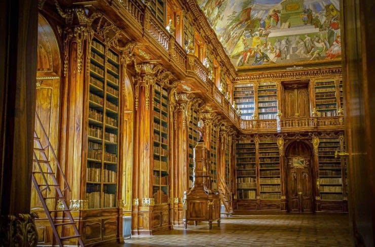 25. The Philosophical Hall, Strahov Abbey, Prague, The Czech Republic - 31 Incredible Libraries and Bookstores Around the World