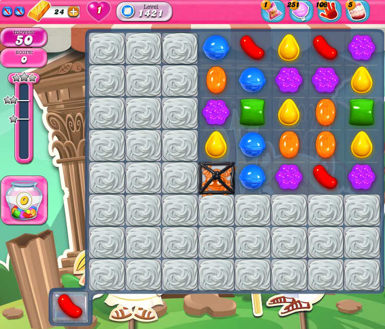 Candy Crush Saga 1421