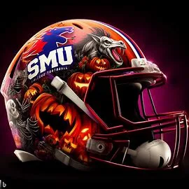 SMU Mustangs halloween concept helmet