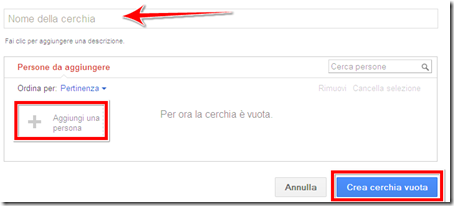 come avere nuovi amici gruppi cerchie social network google 