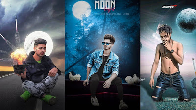 Moon photo editing hindi tutorial