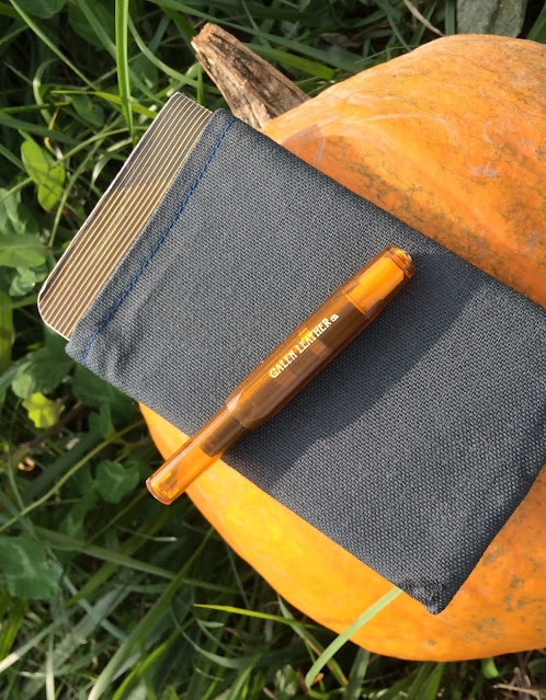 Kaweco x Galen Cognac, Nock Co. Fodderstack, Story Co. Notebook, and Baldwin Farms Pumpkin