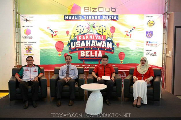 sidang media karnival usahawan belia