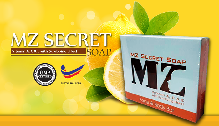 MZ Secret Soap Sabun Vitamin A C E