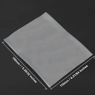 Shrinkwrap bag is safe, non-toxic, tasteless  wrap clear flat film PVC DIY crafts gifts bottle packaging hown - store