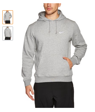 Grey Hoodie Nike Men's Club Swoosh Hoodie