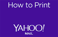 como imprimir en yahoo mail