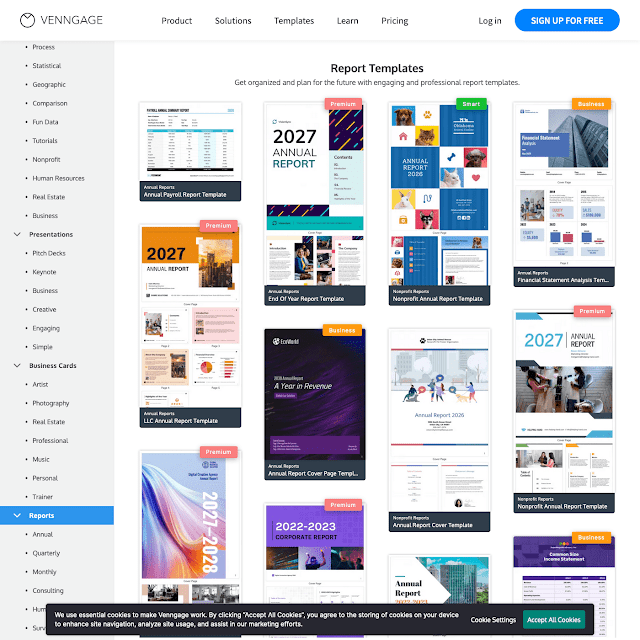 VENNGAGE Website Design Inspiration Preview