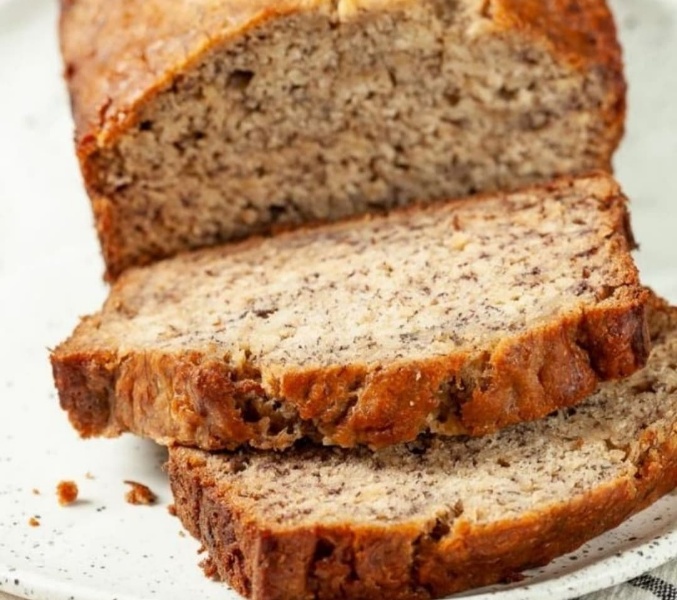 Pan De Avena Y Plátano En Freidora De Aire