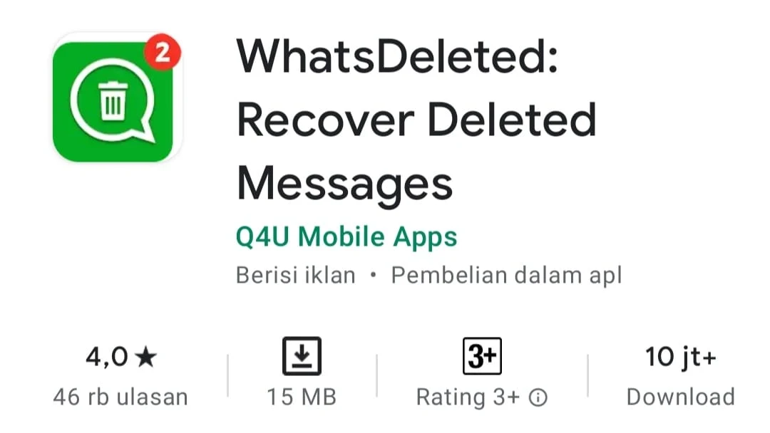 WhatsDeleted: Recover Deleted Messages