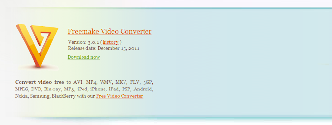 برنامج محول الفيديوهات Freemake Video Converter
