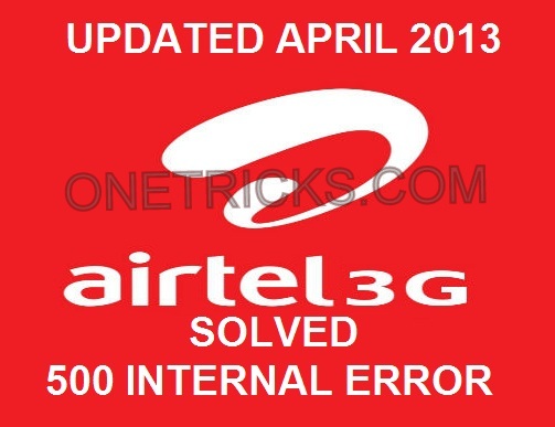 AIRTEL 3G HACK APRIL 2013 WORKING AGAIN