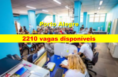 Sine Municipal anuncia 2210 vagas disponíveis em Porto Alegre e região