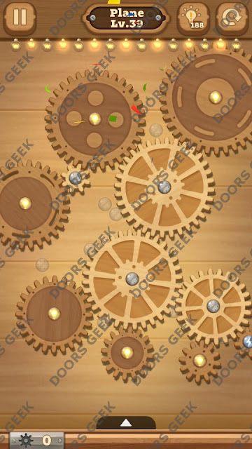 Fix it: Gear Puzzle [Plane] Level 39 Solution, Cheats, Walkthrough for Android, iPhone, iPad and iPod