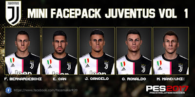 PES 2017 Facepack Juventus 2019 by R.20