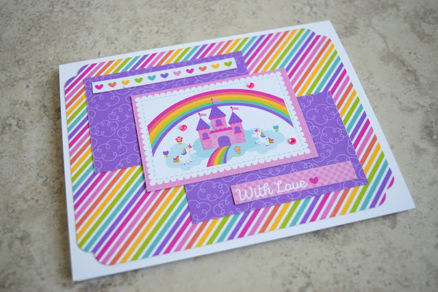 Card using Doodlebug Fairy Tale by Jess Crafts #doodlebug