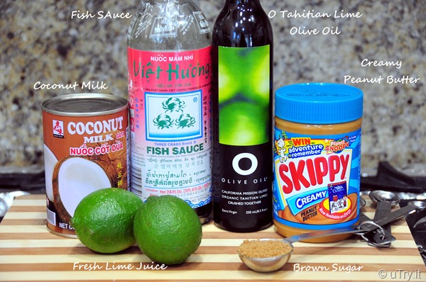 Peanut Dipping Sauce Ingredients