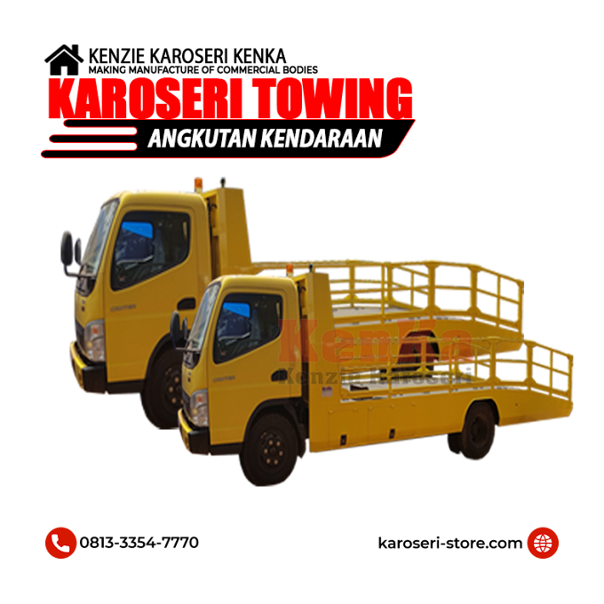 Harga Mobil dan Truck Towing Karoseri Cikarang