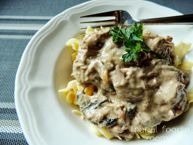 This creamy & comforting Secret Ingredient Slow Cooker Beef Stroganoff is sure to quickly become a family favorite.