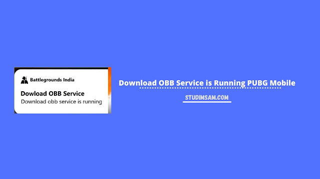 download obb service is running pubg mobile