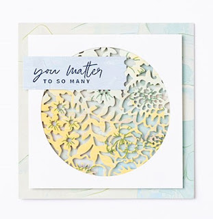 Stampin' Up! Two-Tone Flora Card | Fancy Flora Suite www.juliedavison.com #stampinup