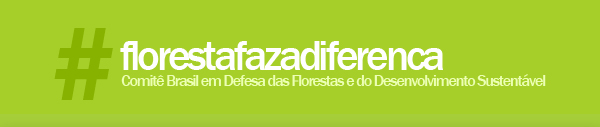 logo da campanha #florestafazadiferenca em defesa do Código Florestal