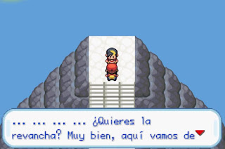 Pokemon La Venganza de Rojo para GBA Oro Gold en el Monte Plateado de la region de Johto