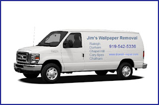 Call Jim 919-542-5336 for Wallpaper Removal Service in Raleigh, North Carolina.