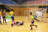 Partido del Club Balonmano Zuazo contra el Rocasa Gran Canaria