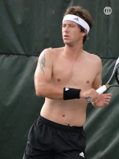 Philipp Kohlschreiber Shirtless at Cincinnati Open 2009