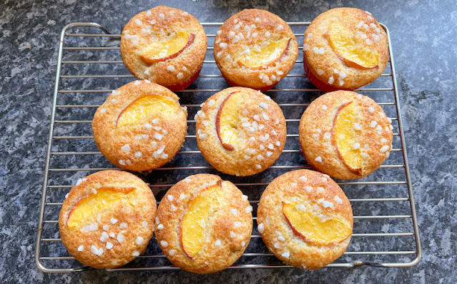 Food Lust People Love: These nectarine buttermilk muffins are tender and delicious. The ripe nectarines make these sweet enough without a lot of added sugar. They are so good!