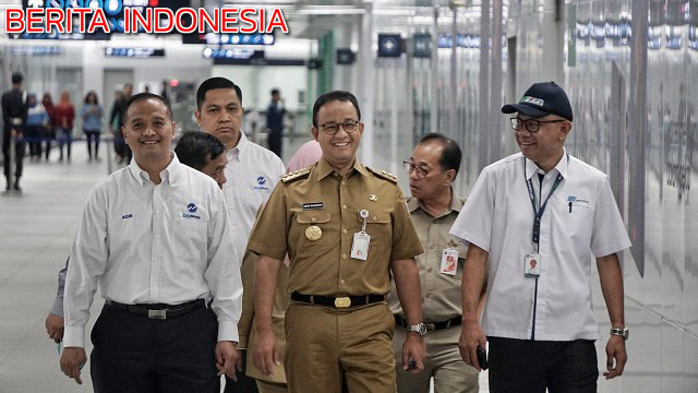 Ketika Anies Menjajal Integrasi Halte Bundaran HI dengan Stasiun MRT Jakarta