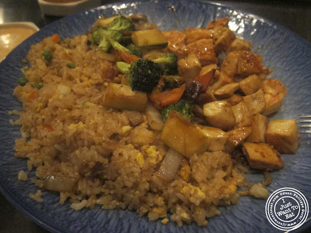 Image of Shrimp and chicken hibachi plate at Ayame in Hoboken, NJ