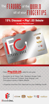 IFoods Card: The flavors of the Worlds with Discounts at your fingertips