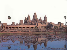The city of Angkor in Cambodia 