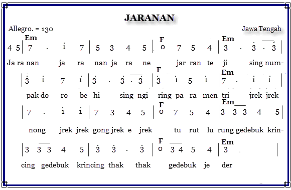 lagu jaranan