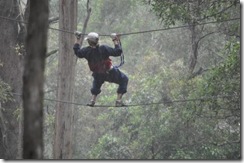 challenge in the rain