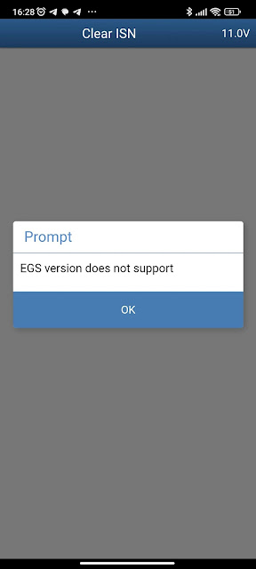 Yanhua Mini ACDP “EGS Version does not Support”