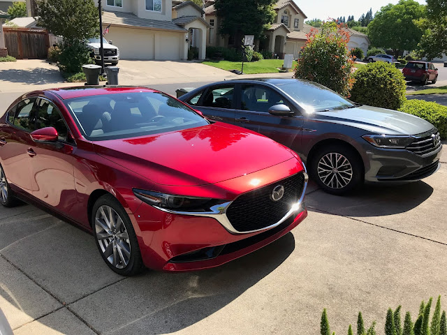 2019 Mazda 3 and 2019 Volkswagen Jetta