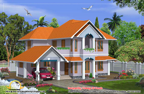 Beautiful Kerala  home  design  2380 Sq Ft home  appliance