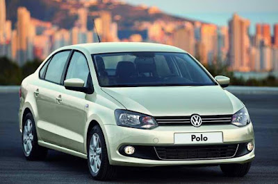 2011 Volkswagen Polo Saloon in golden colour