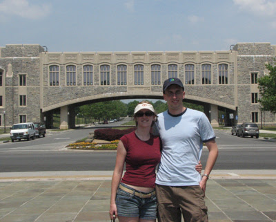 us at Torgersen Bridge