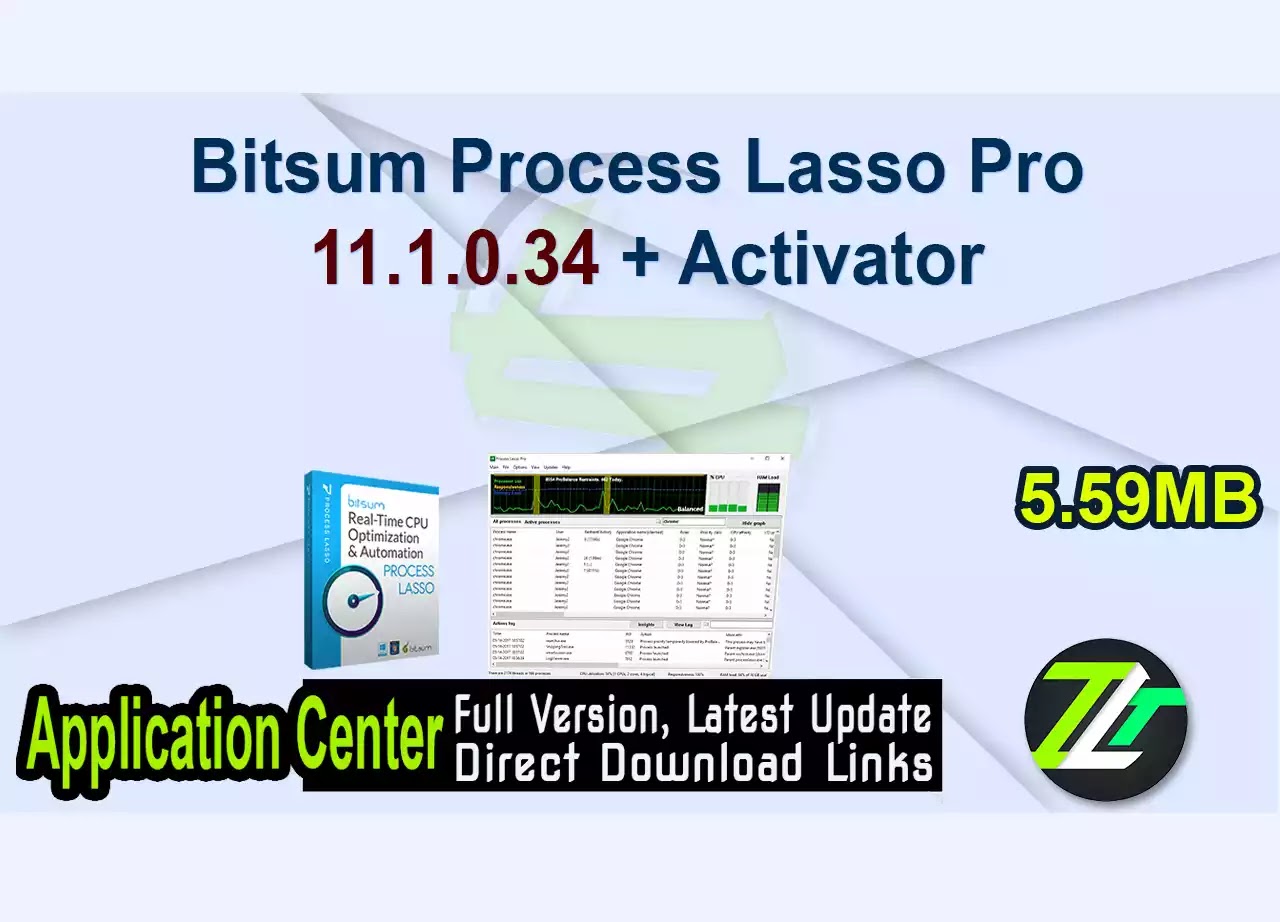 Bitsum Process Lasso Pro 11.1.0.34 + Activator