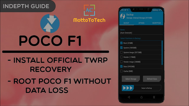 How to install TWRP on Poco F1