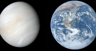 relative size venus