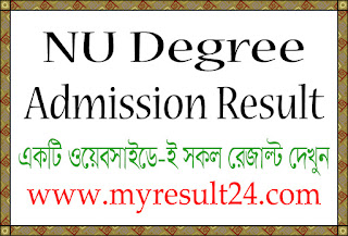 Nu degree admission result