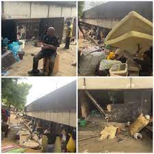 Under-bridge apartment in Lagos where tenants pay N250,000 rent is Discovered